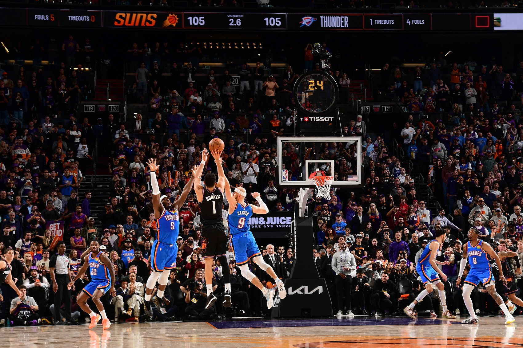 云开体育官方-太阳目前22胜15负西部第7！布克2K能力值升至93